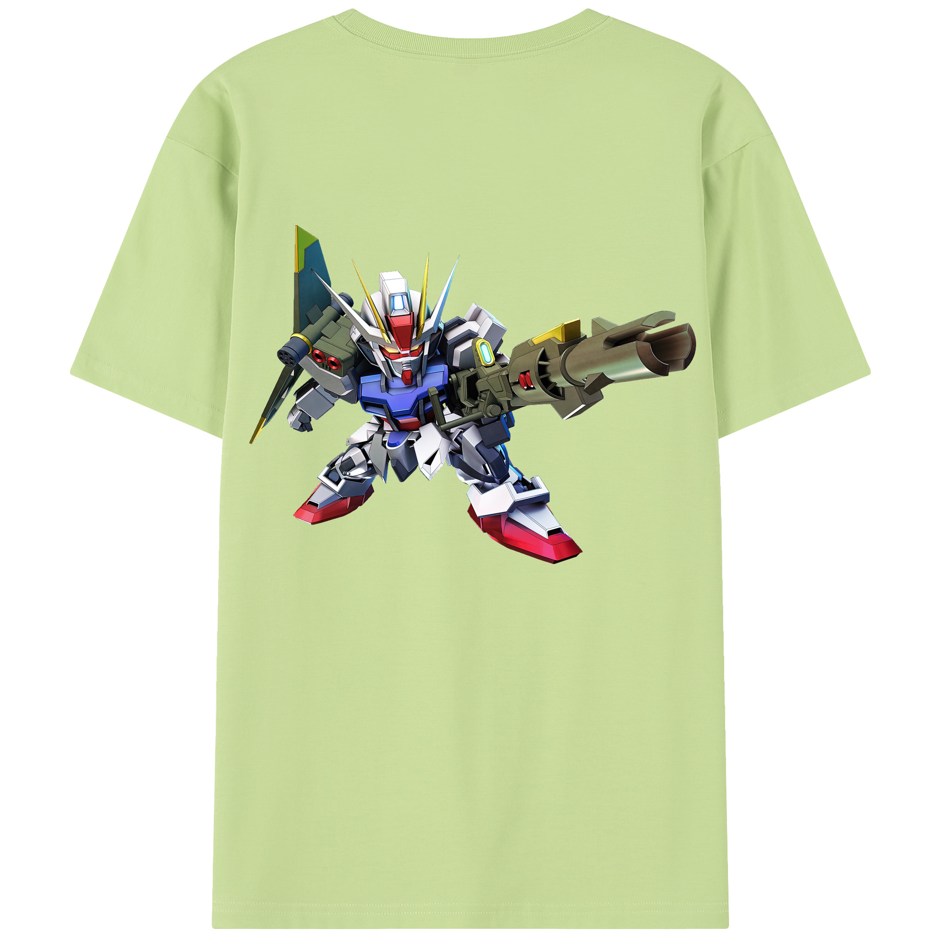 （画像用） 機動戦士ガンダム Mobile Suit Gundam 綿100％半袖Tシャツ（背面プリント）